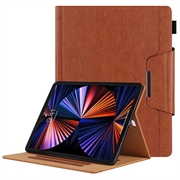 iPad Air 13 2024/2025/2026/iPad Pro 12.9 2018/2020/2021/2022 Smart Folio Kotelo - Ruskea