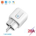 Smart Plug 16A/20A WiFi pistorasia pistorasia pistoke Amazon Alexa Google Assistant - Valkoinen/EU Plug/20A