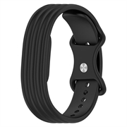 Google Fitbit Air Pehmeä Silikoniranneke - Musta