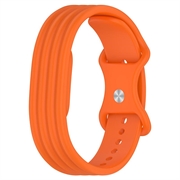 Google Fitbit Air Pehmeä Silikoniranneke - Oranssi