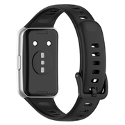 Huawei Band 11/11 Pro Pehmeä Silikoniranneke - Musta
