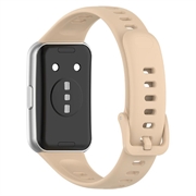Huawei Band 11/11 Pro Pehmeä Silikoniranneke - Hiekanpunainen