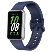 Samsung Galaxy Fit3 Pehmeä Silikoniranneke - Tummansininen