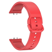 Samsung Galaxy Fit3 Pehmeä Silikoniranneke - Punainen