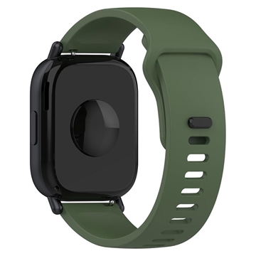 Xiaomi Redmi Watch 5 Active Pehmeä Silikoniranneke - Tummanvihreä