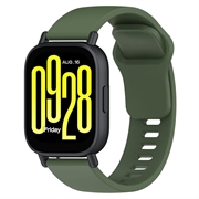 Xiaomi Redmi Watch 5 Active Pehmeä Silikoniranneke - Tummanvihreä