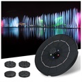 Solar Fountain -Pumppu 5 Värikkäällä LED-Valolla