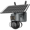 Aurinkoenergialla Toimiva PTZ-kamera Hälytystoiminnolla ja Valonheittimellä S528