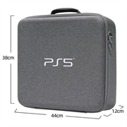 Sony Playstation 5 Kannettava EVA-Laukku (Avoin pakkaus - Erinomainen) - Harmaa