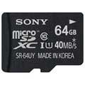 Sony MicroSDXC UHS-1 Muistikortti SR-64UYA - Class 10 - 64Gt