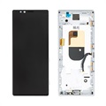 Sony Xperia 1 Etukuori & LCD Näyttö 1319-0229 - Valkoinen