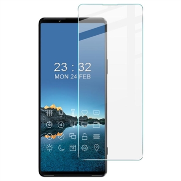 Sony Xperia 1 IV Imak Panssarilasi - 9H - Koteloystävällinen - Läpinäkyvä