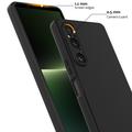 Sony Xperia 1 V Nestemäinen Silikoni Suojakuori - MagSafe-yhteensopiva - Musta