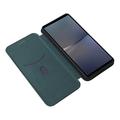 Sony Xperia 1 VI Lompakkokotelo - Hiilikuitu