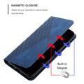Sony Xperia 1 VI Rhombus kuvio lompakkokotelo magneettisuljin - sininen