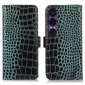 Sony Xperia 1 VII Crocodile Lompakkomallinen Nahkakotelo kanssa RFID