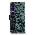 Sony Xperia 1 VII Crocodile Lompakkomallinen Nahkakotelo kanssa RFID