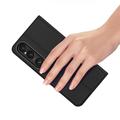 Sony Xperia 1 VII Dux Ducis Skin Pro Lompakkokotelo - Musta