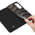Sony Xperia 1 VII Dux Ducis Skin Pro Lompakkokotelo - Musta