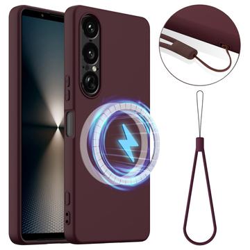 Sony Xperia 1 VII Nestemäinen Silikoni Suojakuori - MagSafe-yhteensopiva