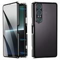 Sony Xperia 1 VII magneettikotelo karkaistulla lasilla - musta