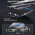 Sony Xperia 1 VII magneettikotelo karkaistulla lasilla - musta