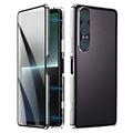 Sony Xperia 1 VII magneettinen suojakotelo karkaistulla lasilla - hopea