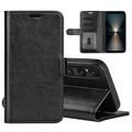 Sony Xperia 1 VII Lompakkokotelo Magneettisella Sulkijalla - musta