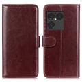 Sony Xperia 1 VIII Lompakkokotelo jalustalla - ruskea