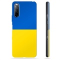 Sony Xperia 10 III TPU Kotelo Ukrainan Lippu - Keltainen ja vaaleansininen