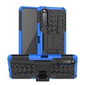 Liukumaton Sony Xperia 10 II Hybridikotelo Jalustalla - Sininen / Musta
