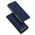Sony Xperia 10 VII Dux Ducis Skin Pro Lompakkokotelo - sininen