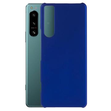 Sony Xperia 5 IV Kumipäällysteinen Muovikuori - Sininen