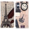 Sony Xperia 5 V Glam Sarjan Lompakkokotelo - Eiffel Torni