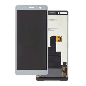Sony Xperia XZ2 Compact LCD Näyttö 1313-0917 - Hopea