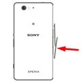 Sony Xperia Z3 Compact SIM Korttisuoja - Valkoinen