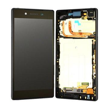 Sony Xperia Z5 Etukuori & LCD Näyttö - Musta