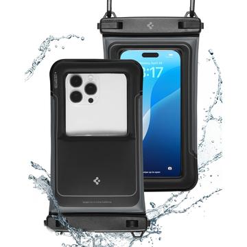 Spigen A611P Yleiskäyttöinen vedenpitävä kelluva kotelo - IPX8/30m, 2-pack - Matta musta