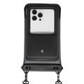 Spigen A611P Yleiskäyttöinen vedenpitävä kelluva kotelo - IPX8/30m, 2-pack - Matta musta