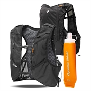 Spigen A721 Dynamic Shield -juoksuliivi ja 500ml:n juomapullo - M/L - musta