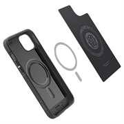 iPhone 15 Spigen Core Armor MagSafe TPU-kotelo - Musta