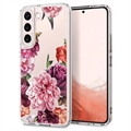 Spigen Cyrill Cecile Samsung Galaxy S22 5G Hybridikotelo (Avoin pakkaus - Erinomainen) - Kirsikkapuun kukat