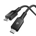 Spigen Essential EB10010CC USB-C-kaapeli 100W - 5Gb/s, 1m - musta