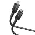 Spigen Essential EB10020CC USB-C-kaapeli 100W - 5Gb/s, 2m - musta