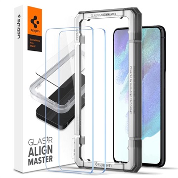 Spigen Glas.tR AlignMaster Samsung Galaxy S21 FE 5G Panssarilasi - 9H - 2 Kpl.