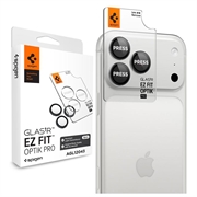 iPhone 18 Pro/18 Pro Max Spigen Glas.tR Ez Fit Optik Pro Kameralinssin Panssarilasi - 2 Kpl. - Musta