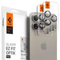 iPhone 16 Pro/16 Pro Max Spigen Glas.tR Ez Fit Optik Pro Kameralinssin Panssarilasi - 9H