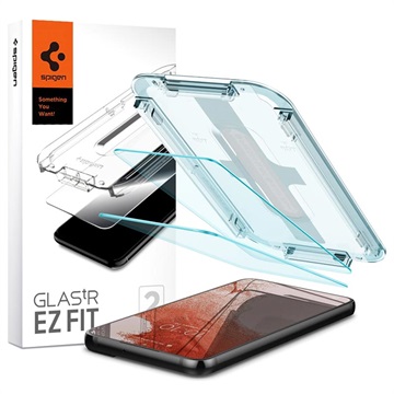 Spigen Glas.tR Ez Fit Samsung Galaxy S22 5G Panssarilasi - 9H - 2 Kpl.