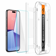 iPhone 15 Plus Spigen Glas.tR Ez Fit Panssarilasi - 9H - 2 Kpl.