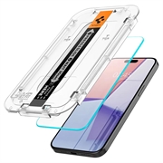 iPhone 15 Plus Spigen Glas.tR Ez Fit Panssarilasi - 9H - 2 Kpl.